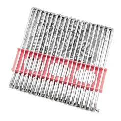 Milwaukee Twins Front Or Rear Round Chrome Spokes For 16" Wheels