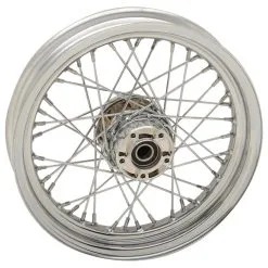 Biker's Choice 40 Spoke Chrome Front Wheel Non ABS 16" X 3"