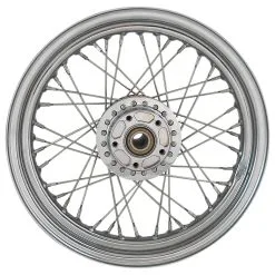 Biker's Choice 40 Spoke Chrome Front Wheel Non ABS 16" X 3"