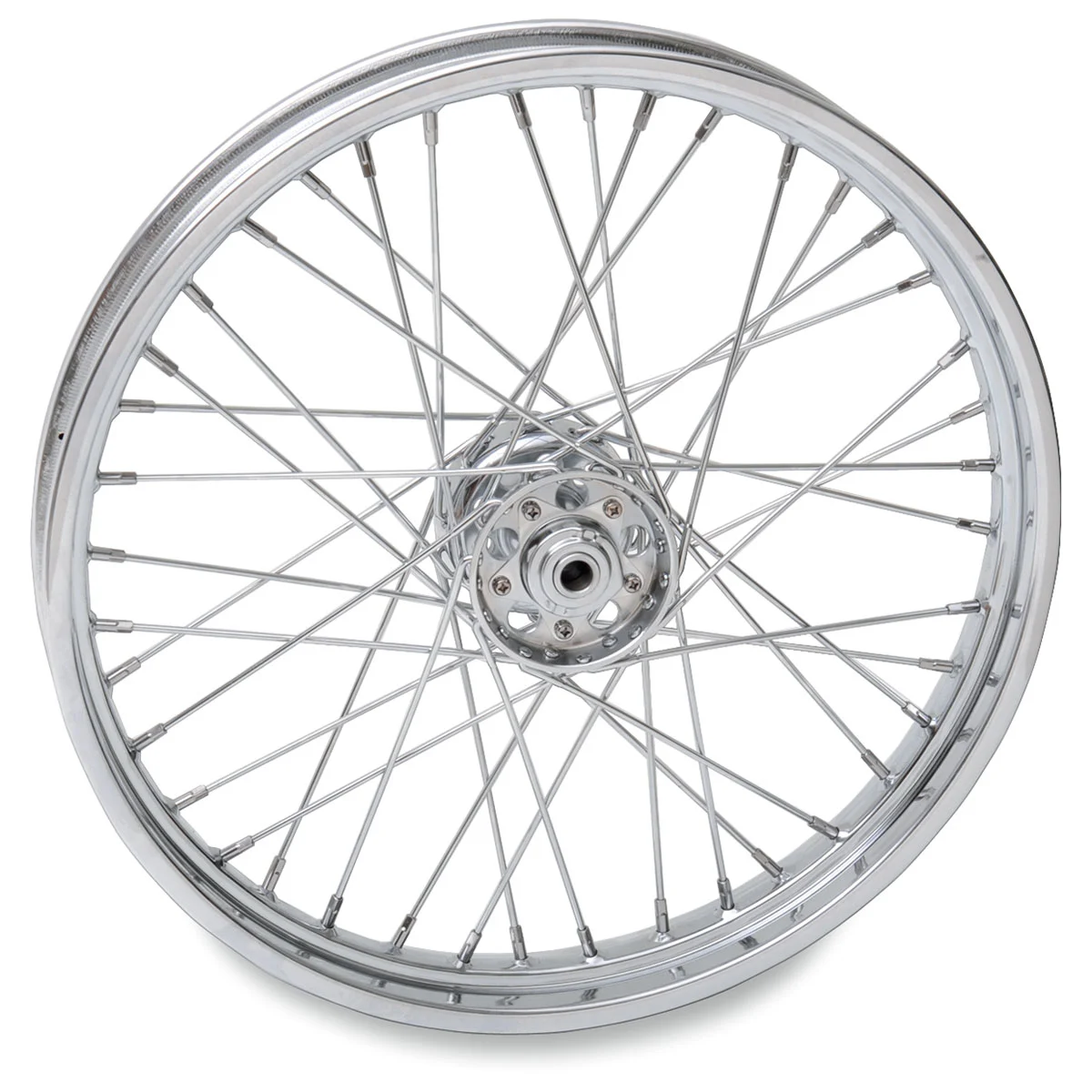 Biker's Choice 40 Spoke Chrome Front Wheel Non ABS