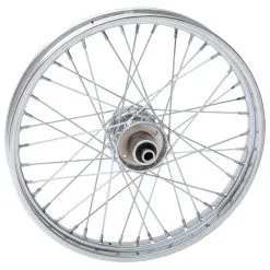 Biker's Choice 40 Spoke Chrome Front Wheel Non ABS 21" X 2.15"