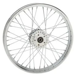 Biker's Choice 40 Spoke Chrome Front 21" X 2.15"