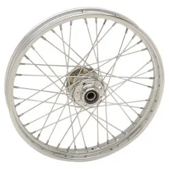 Biker's Choice 40 Spoke Chrome Front Wheel Non ABS 21" X 2.15"