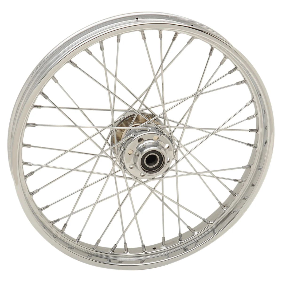 Biker's Choice 40 Spoke Chrome Front Wheel Non ABS 21" X 2.15"