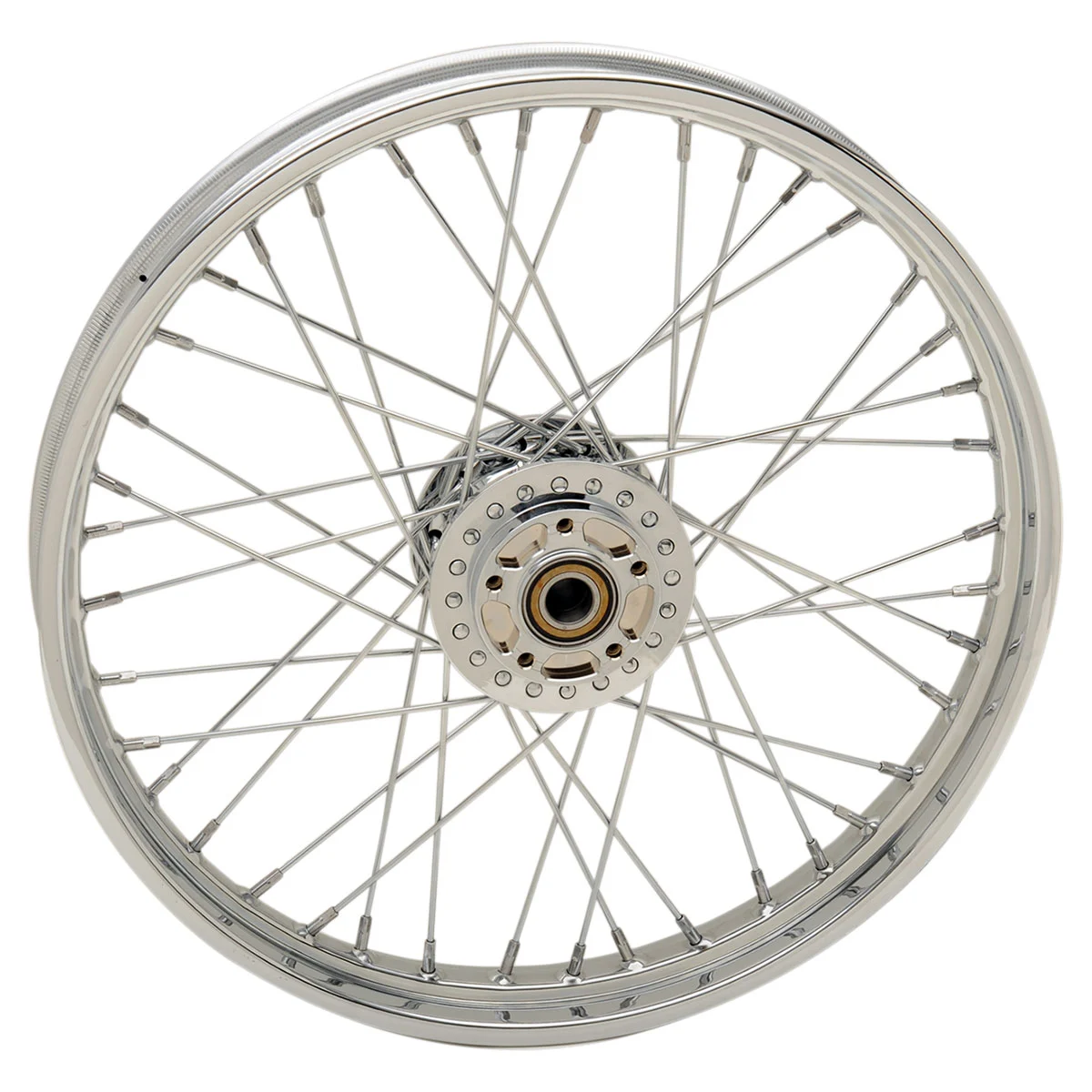Biker's Choice 40 Spoke Chrome Front Wheel Non ABS 21" X 2.15"