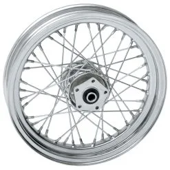 Biker's Choice 40 Spoke Chrome Front Wheel Non ABS 16" X 3"