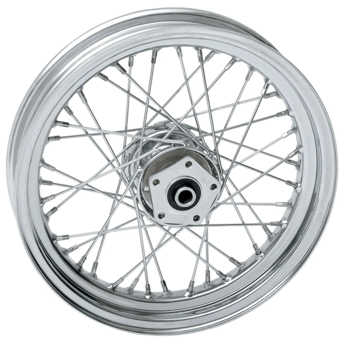 Biker's Choice 40 Spoke Chrome Front Wheel Non ABS 16" X 3"