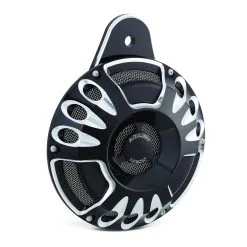 Arlen Ness Deep Cut Black Universal Horn Kit