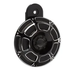 Arlen Ness Beveled Black Universal Horn Kit