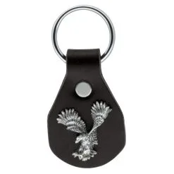 Eagle Leather Landing Eagle Concho Key Fob