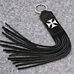 Eagle Leather Maltese Cross Collection Key Whip