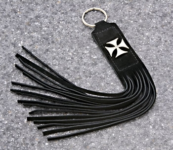 Eagle Leather Maltese Cross Collection Key Whip