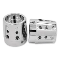 Avon Grips Chrome Gatlin Axle Nut Covers