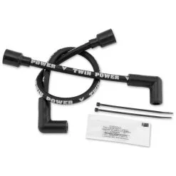 Twin Power Black Ignition Wire Set