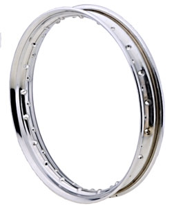 V-Twin Manufacturing Early Chrome Steel Rim, 18"