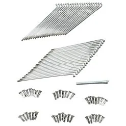 Drag Specialties Spoke Set For Spun Steel Hub 21" Rim