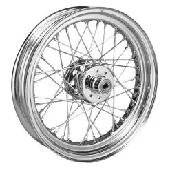V-Twin Manufacturing 40 Spoke Chrome Rear Wheel 16" X 3.00"
