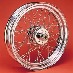 V-Twin Manufacturing Spoke Chrome Rear Wheel, 16" X 3.00"