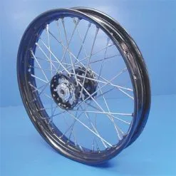 V-Twin Manufacturing Replica Spoke Star Hub Front/Rear Wheel, 19" X 2.15"