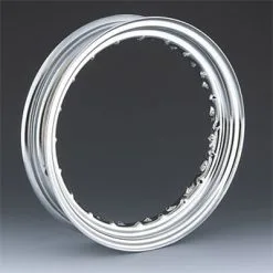 V-Twin Manufacturing 40 Spoke Chrome Rim, 16 X 3"