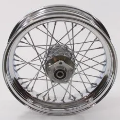 V-Twin Manufacturing 40 Spoke Chrome Rear Wheel, 16" X 4"