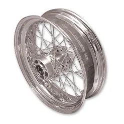 V-Twin Manufacturing Replica 40 Spoke Chrome Rear Wheel, 17" X 4.5"