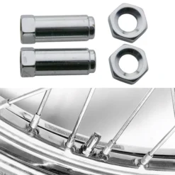 Colony Chrome Plated Brass Valve Stem Caps