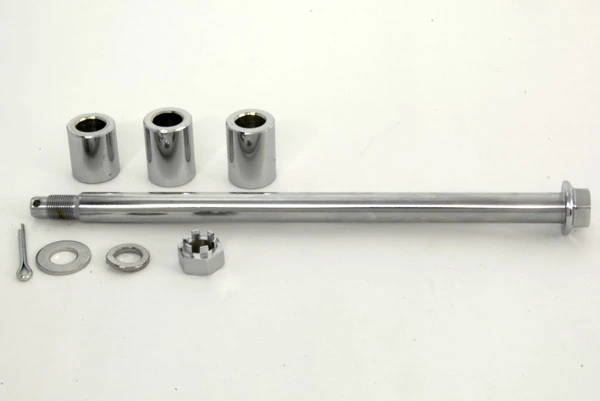 V-Twin Manufacturing Chrome Rear Axle Kit