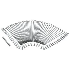 Drag Specialties Stainless Steel 21" Drop Center Spoke Set