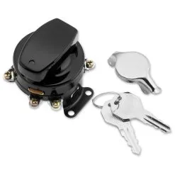 Twin Power Fat Bob Style Black Ignition Switch