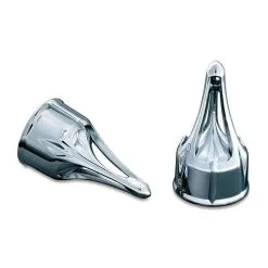 Kuryakyn Chrome Roman Front Axle Caps