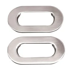J&P Cycles Stainless Steel Axle Adjuster Plates