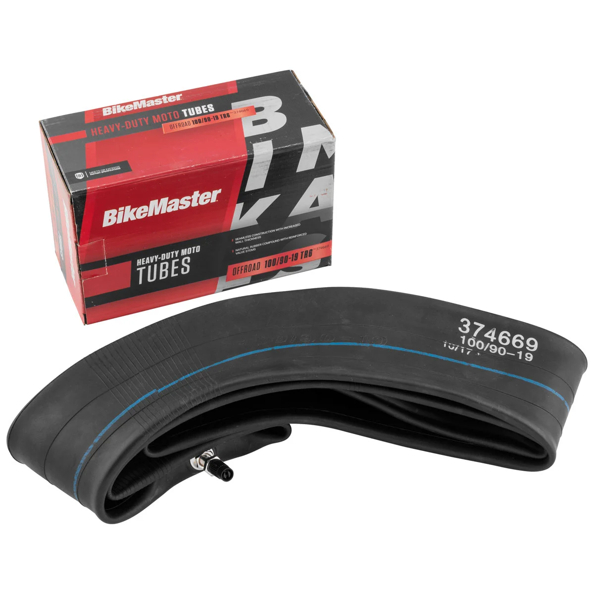 BikeMaster 100/90-19 Heavy Duty TR-6 Straight Metal Stem Tube