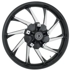 Coastal Moto Hurricane Black Front Wheel, 21" X 3.5" Non-ABS