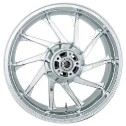 Coastal Moto Hurricane Chrome Rear Wheel, 18" X 5.5" Non-ABS