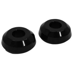 Sport Chrome Reinforcer Flush Mount Wheel Spacers Black