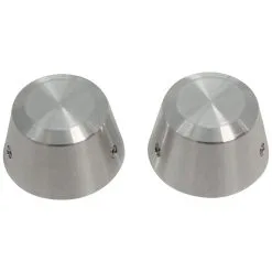 Sport Chrome Axle Covers Black/Silver