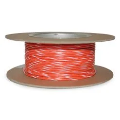 NAMZ Custom Cycle Orange/White 18-Gauge Wire
