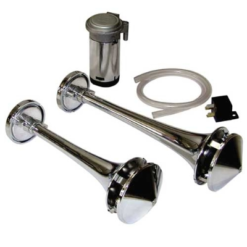 Wolo Airsplitter Air Horn Set With Compressor