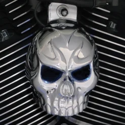 Chrome Dome Chrome Evil Twin Horn Cover