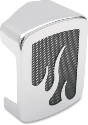 V-Twin Manufacturing Flame Chrome Coil Cover