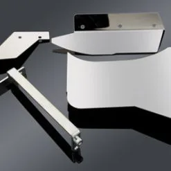 V-Twin Manufacturing Chrome Starter Cover 3 Piece Kit