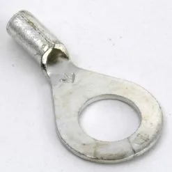 V-Twin Manufacturing Ring Terminal, 1/4" Eye, 16-20 Gauge