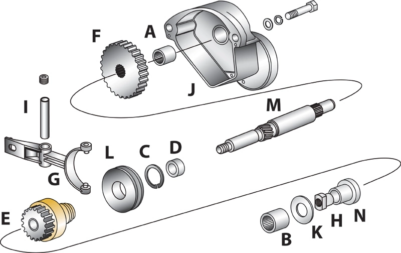 V-Twin Manufacturing Electric Starter Assembly Kit - Image 2
