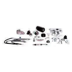 V-Twin Manufacturing Electric Start Conversion Kit With Black Starter