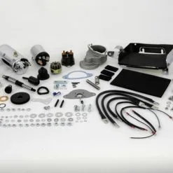 V-Twin Manufacturing Chrome Electric Start Conversion Kit