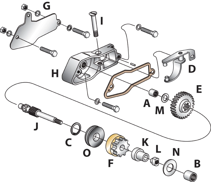 V-Twin Manufacturing Electric Starter Assembly Kit - Image 2