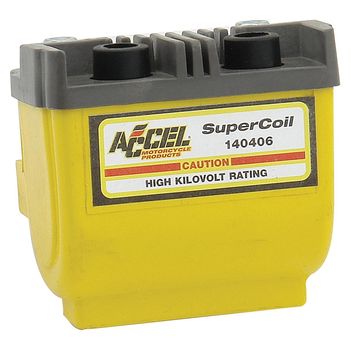 ACCEL Yellow Dual Fire Super Coil For Points/Prestolite Ignition
