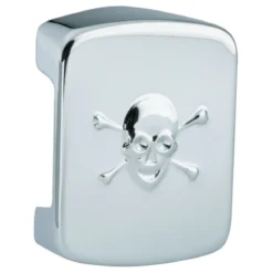 Biker's Choice Chrome Coil Cover With Skull