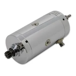 Twin Power Prestolite Chrome Starter Motor Assembly